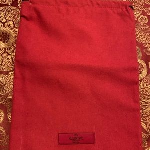 SOLD!!! Valentino Garavani Small Red Dust Bag